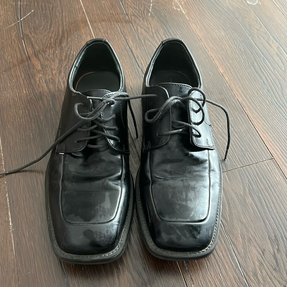 Borelli Square Toe Dress Shoes Men Black